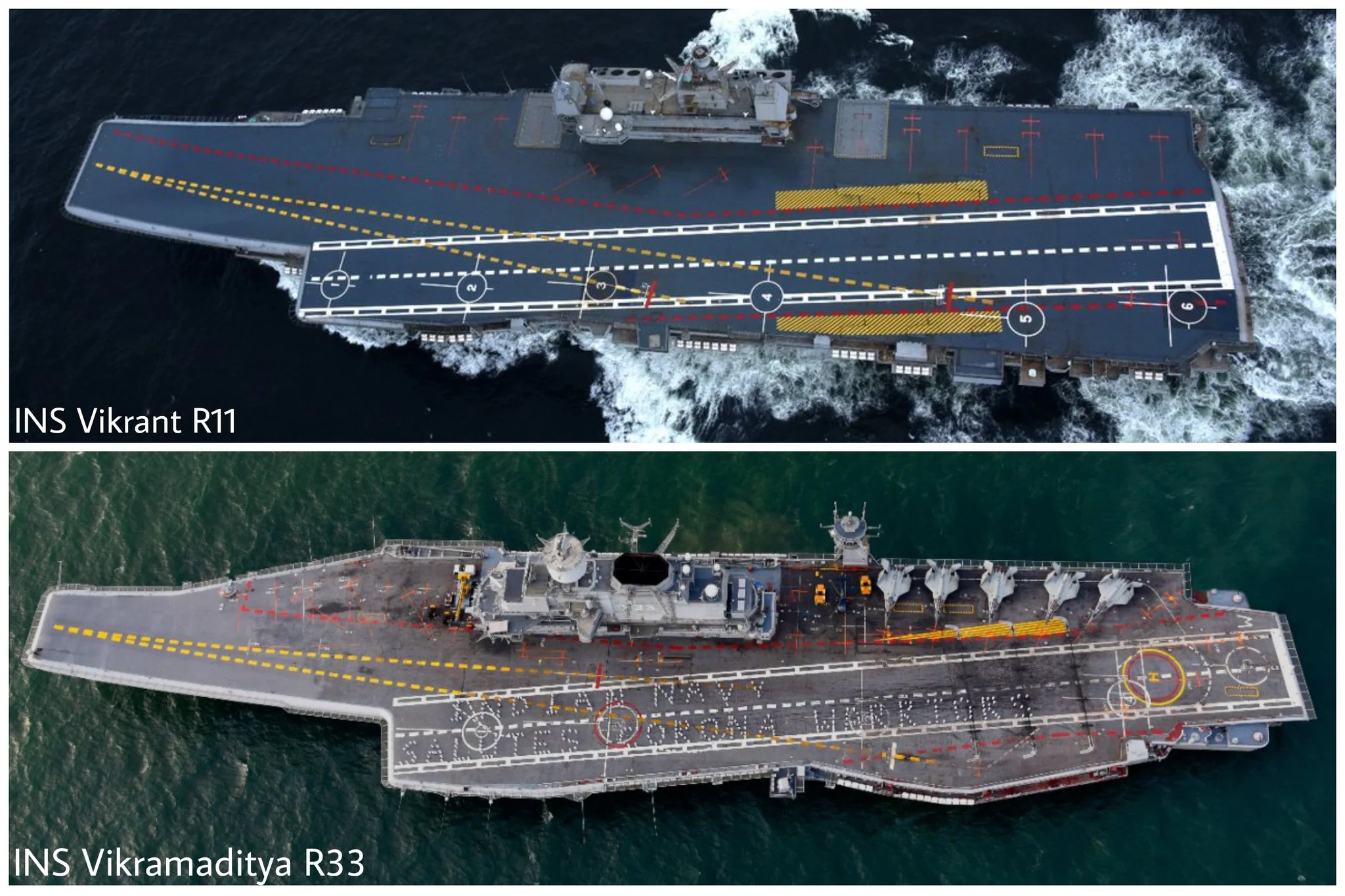 Difference between INS Vikrant and INS Vikramaditya